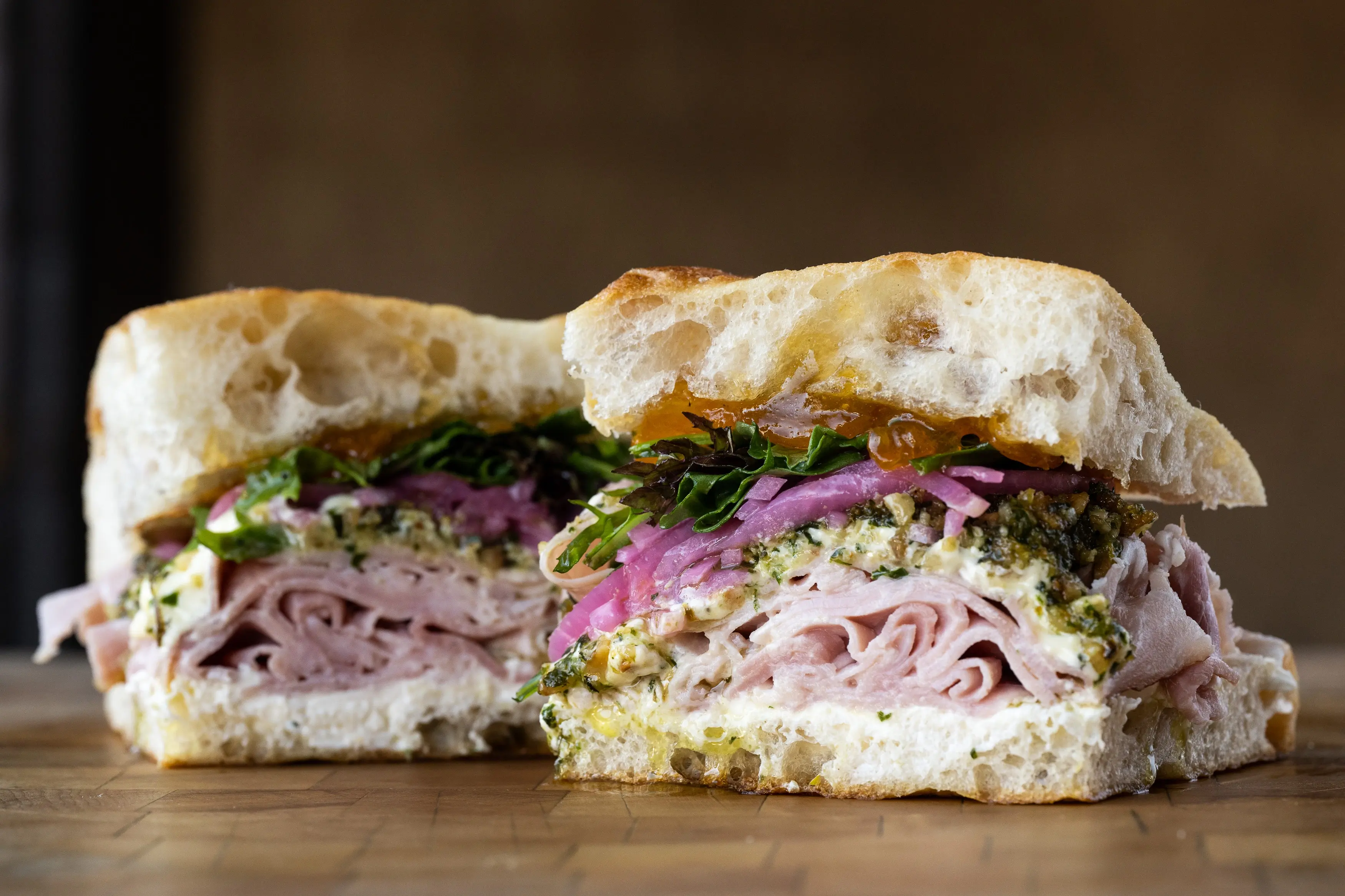 Applewood Smoked Ham sandwich